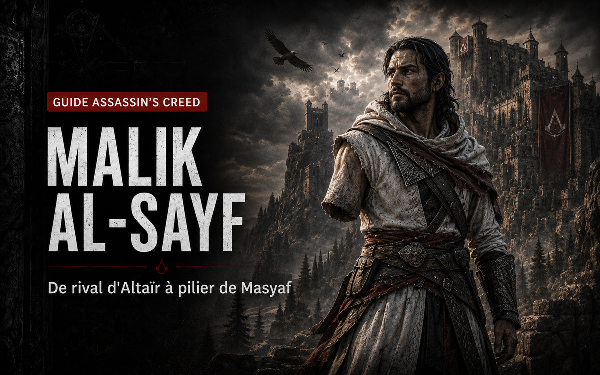 Malik Al-Sayf : de rival d’Altaïr à pilier des Assassins de Masyaf