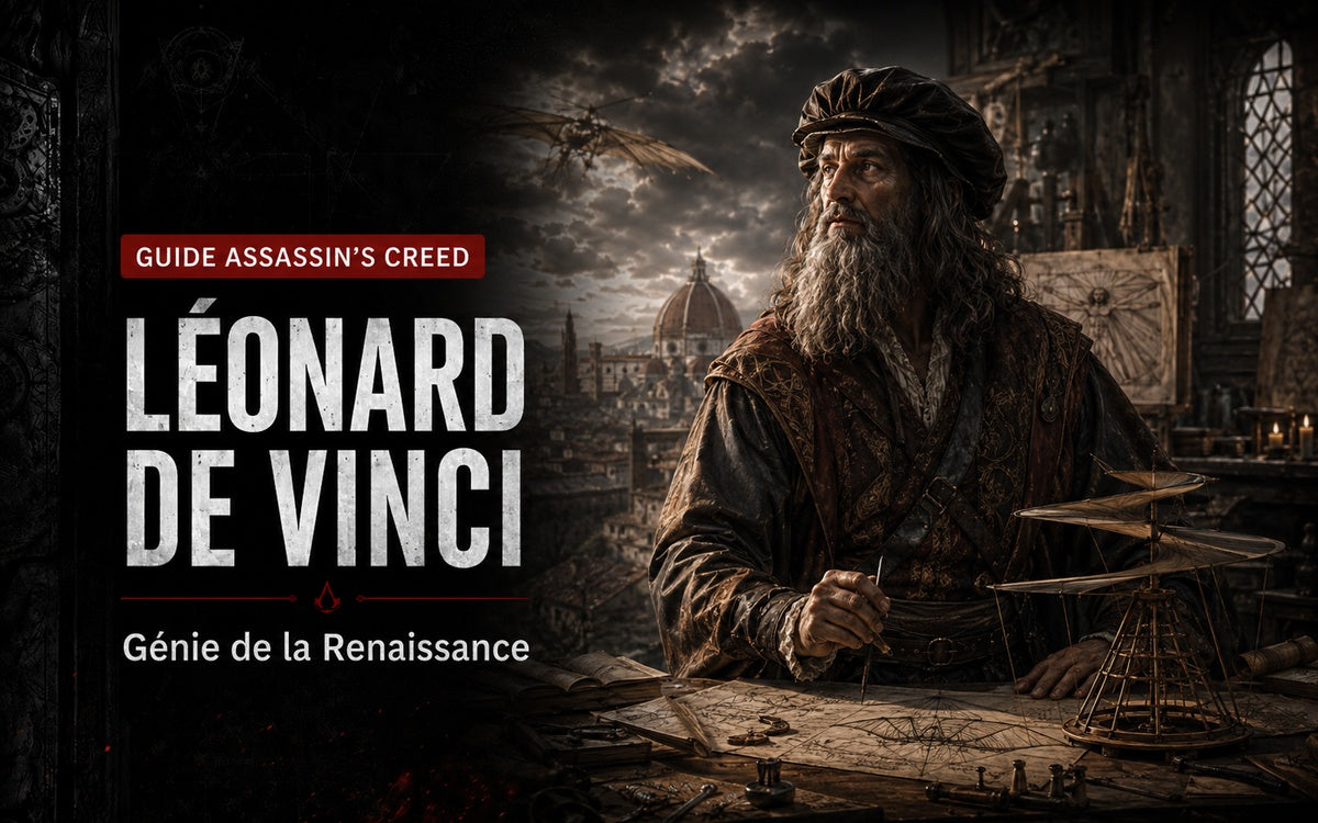 Léonard de Vinci : génie de la Renaissance et allié d’Ezio