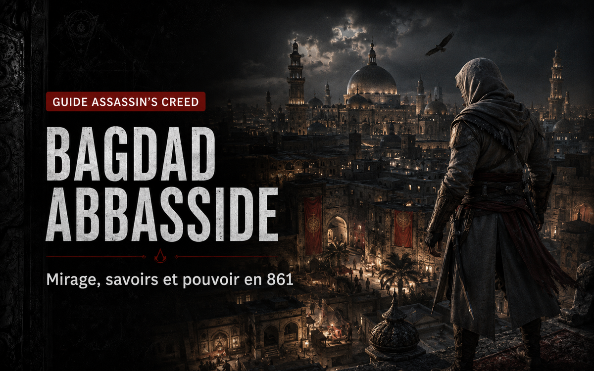 Bagdad abbasside dans Assassin’s Creed Mirage : histoire réelle et fiction