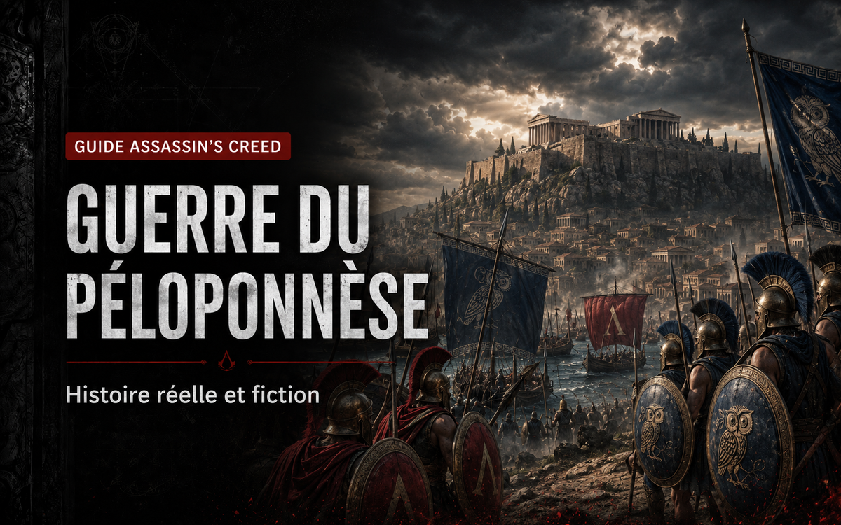 Guerre du Péloponnèse dans Assassin’s Creed Odyssey : histoire réelle et fiction