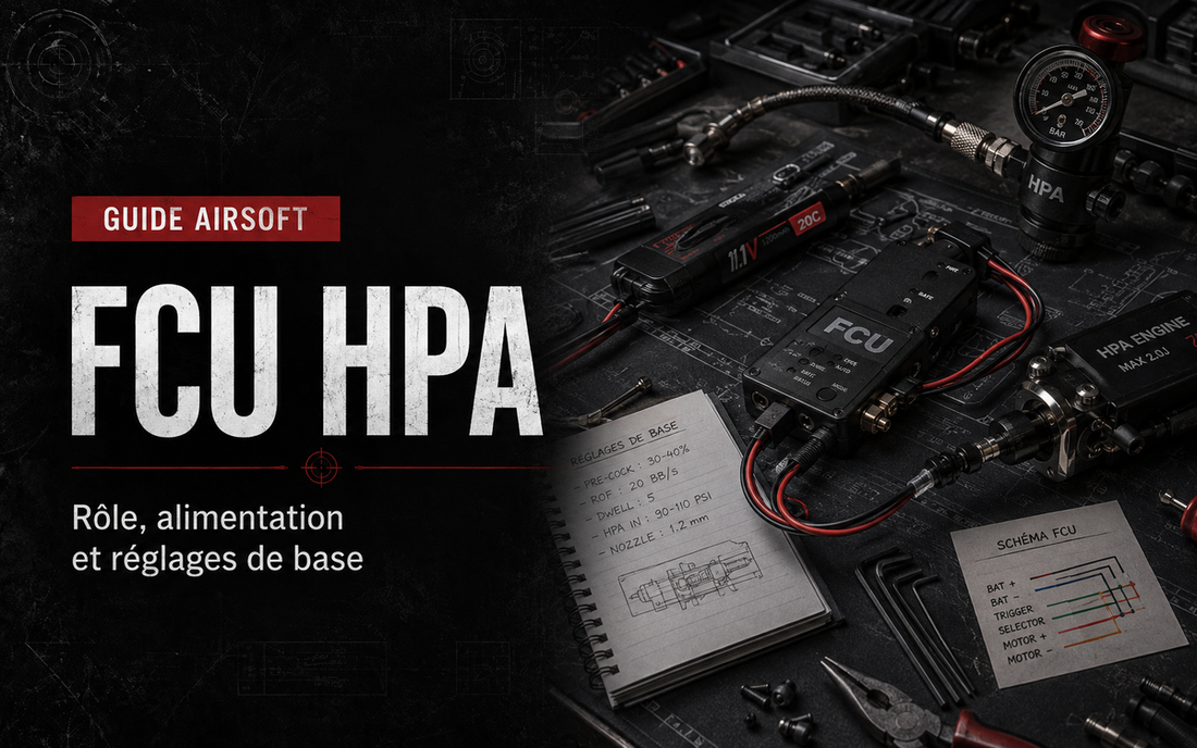 FCU HPA Airsoft : rôle, alimentation et réglages de base
