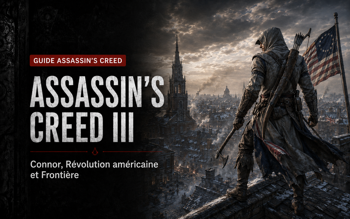 Assassin’s Creed III : Connor, Révolution américaine, Frontière et gameplay
