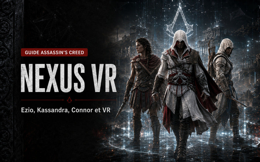 Assassin’s Creed Nexus VR : Ezio, Kassandra, Connor et gameplay en réalité virtuelle