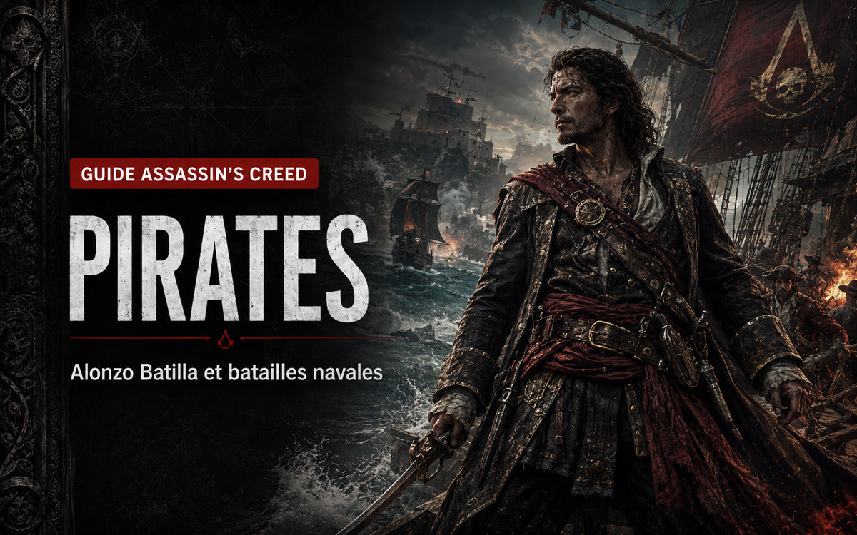 Assassin’s Creed Pirates : navigation mobile, Alonzo Batilla et batailles navales