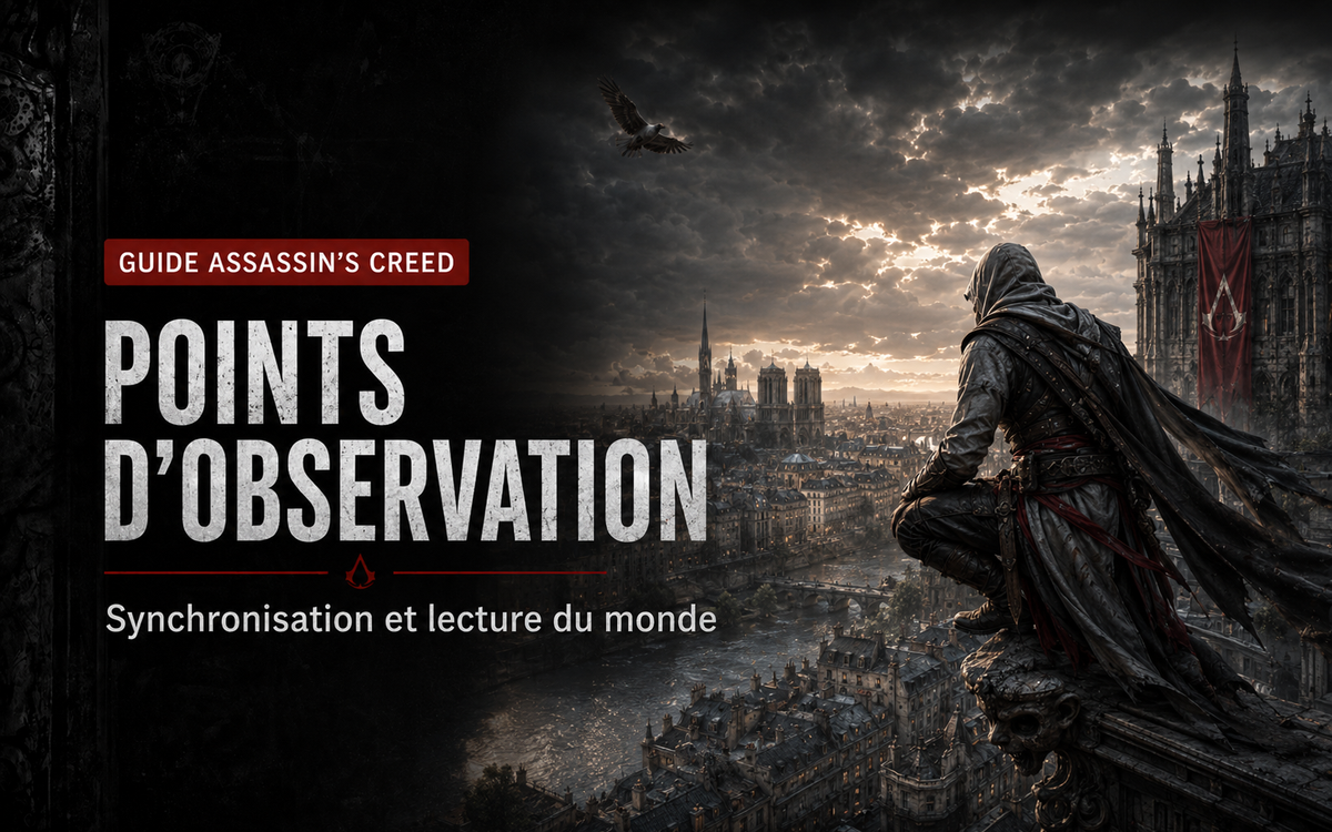Points d’observation et synchronisation dans Assassin’s Creed : à quoi servent-ils ?