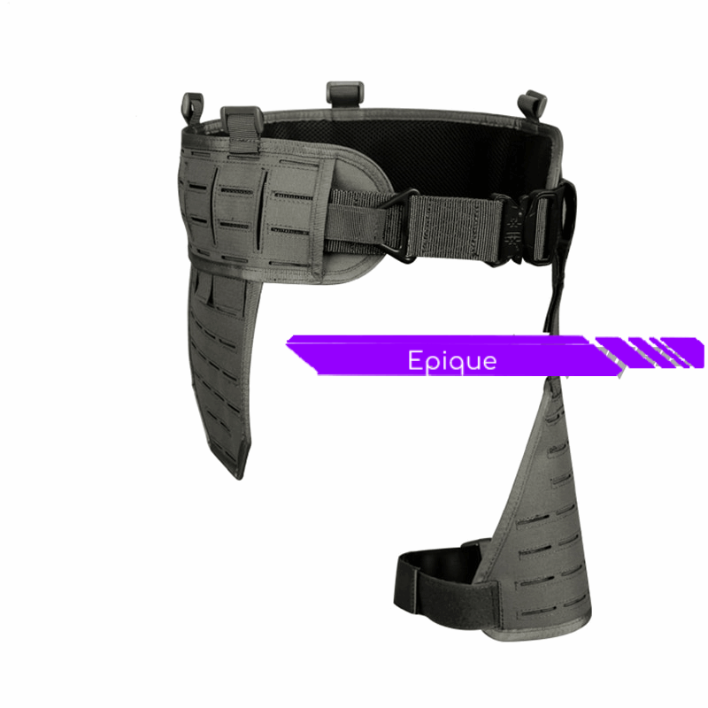 Ceinture de soutien rembourrée avec soutient de cuisse avec passant molle