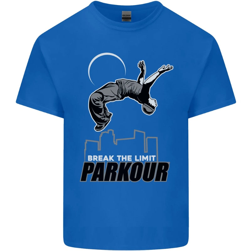 T-Shirt Parkour Free Running "Break the limite" pour enfants