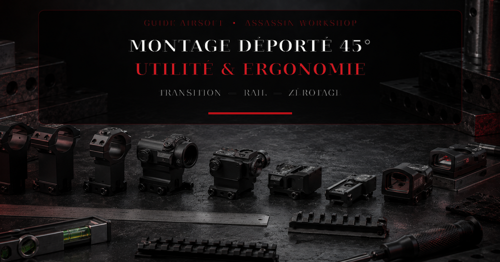 Montage déporté à 45 degrés Airsoft — Assassin Workshop