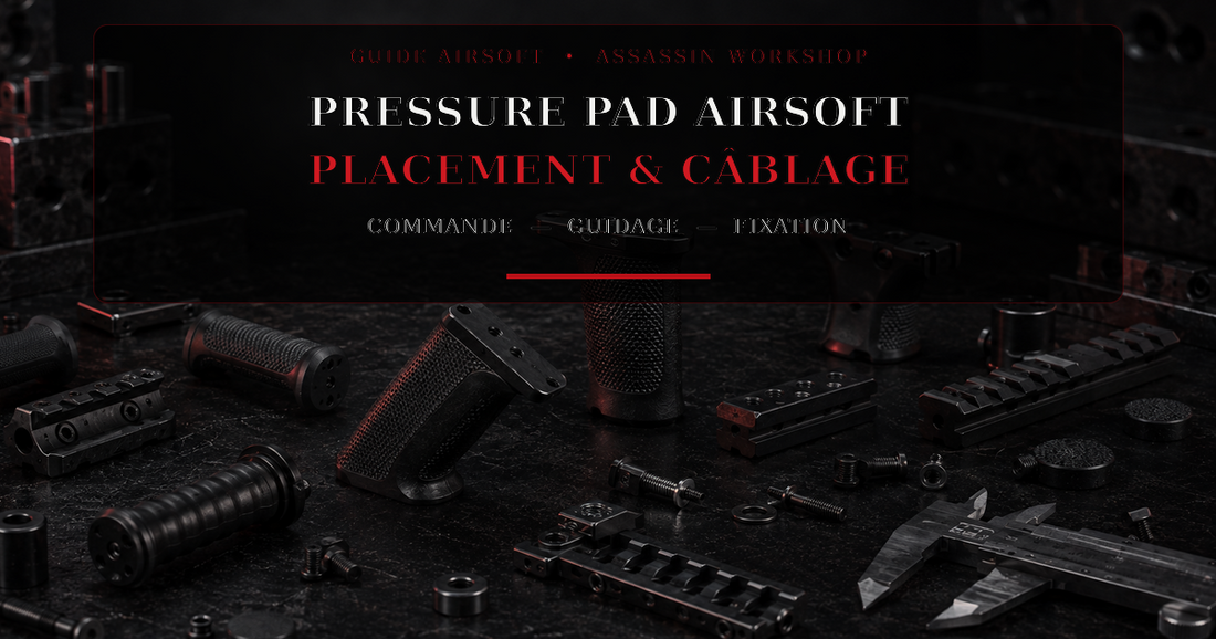 Pressure pad Airsoft : placement, câble et fixation — Assassin Workshop