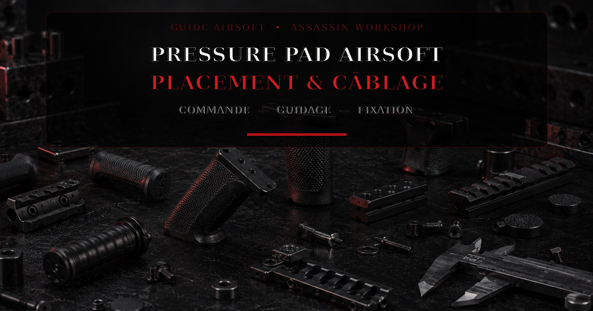 Pressure pad Airsoft : placement, câble et fixation — Assassin Workshop