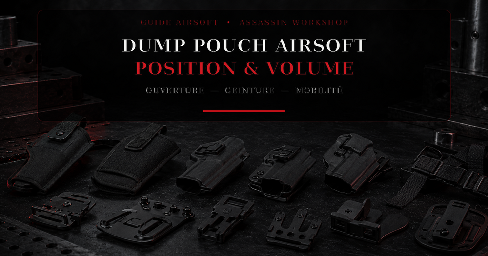 Dump pouch Airsoft : position, volume et utilisation — Assassin Workshop