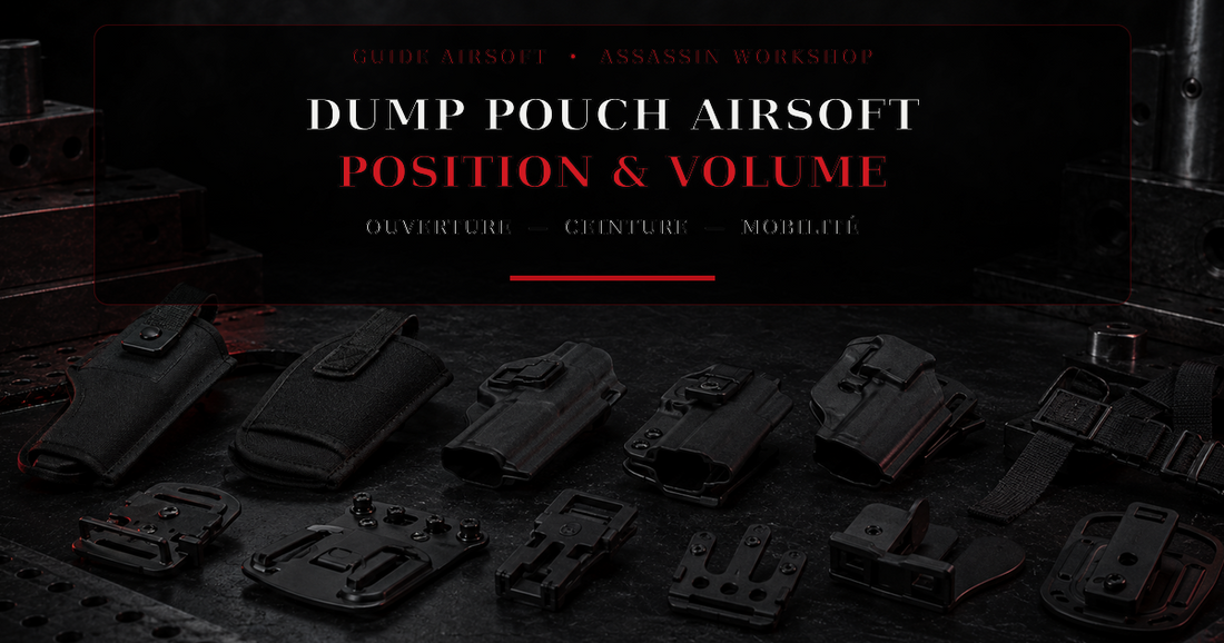 Dump pouch Airsoft : position, volume et utilisation — Assassin Workshop