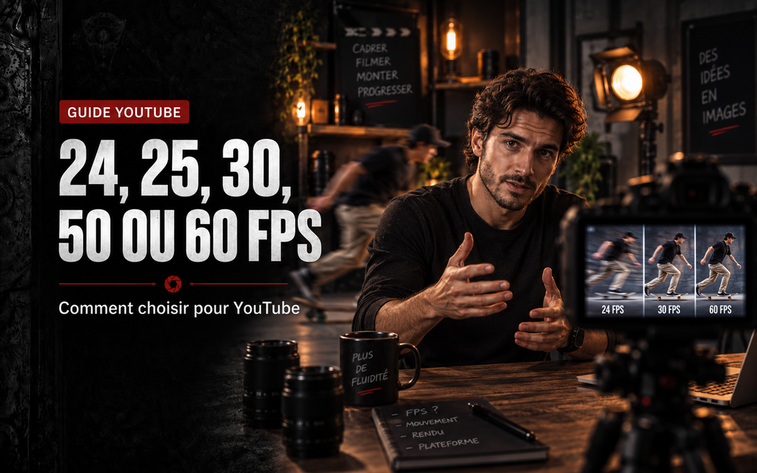24, 25, 30, 50 ou 60 fps pour YouTube : comment choisir