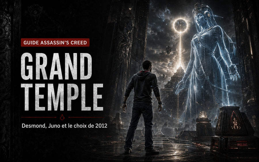 Le Grand Temple Isu : Desmond, Juno et le choix qui sauve le monde en 2012