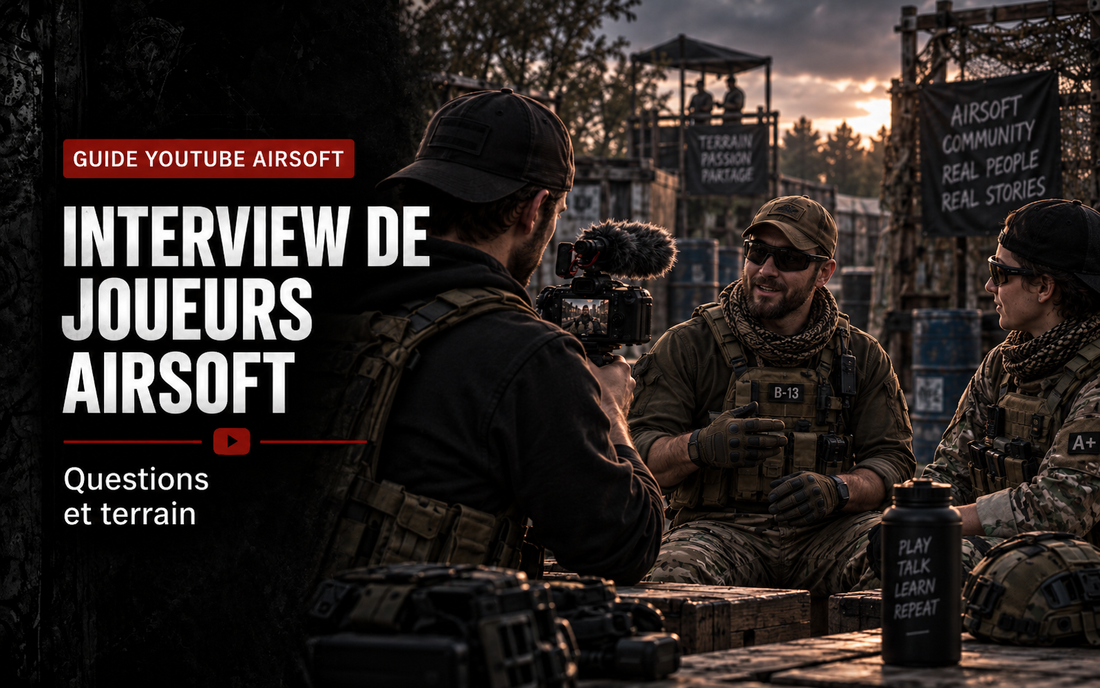 Interview de joueurs Airsoft : préparer les questions et capter le terrain