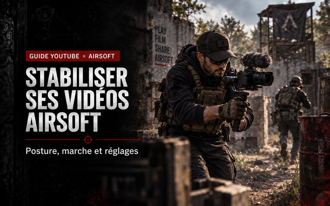 Stabiliser ses vidéos Airsoft : posture, marche et réglages sans perdre l’immersion