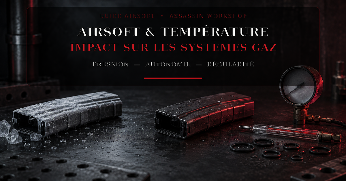 Airsoft et température : impact sur les systèmes gaz — Assassin Workshop