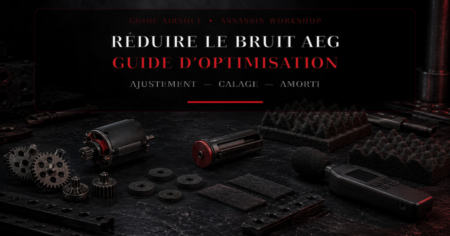 Réduire le bruit d’un AEG — Assassin Workshop
