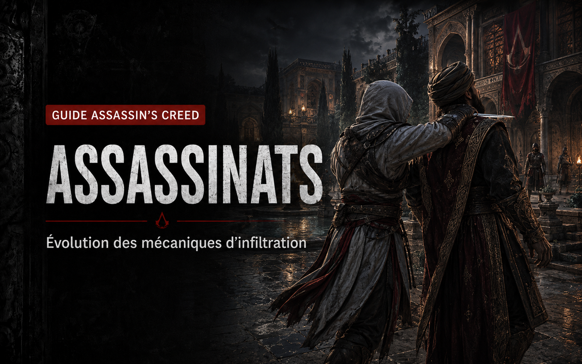 Assassinats et infiltration dans Assassin’s Creed : évolution des mécaniques furtives