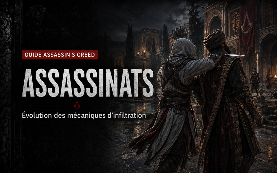 Assassinats et infiltration dans Assassin’s Creed : évolution des mécaniques furtives