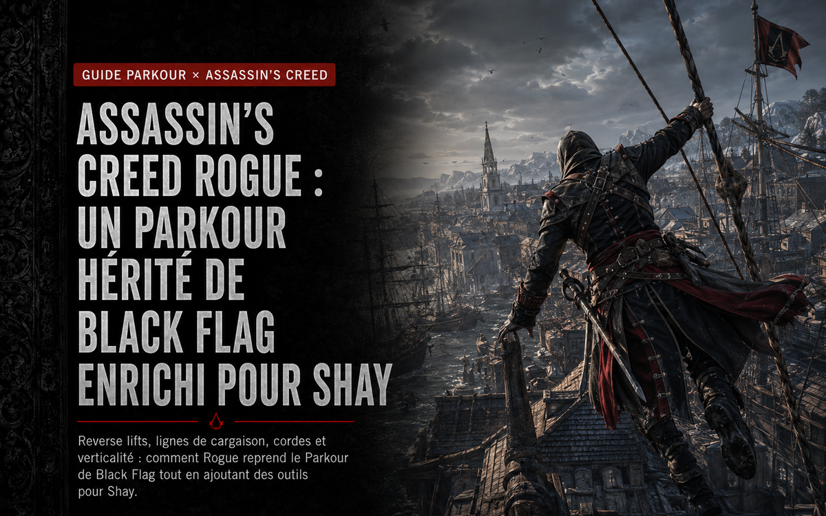 Assassin’s Creed Rogue : un Parkour hérité de Black Flag enrichi pour Shay