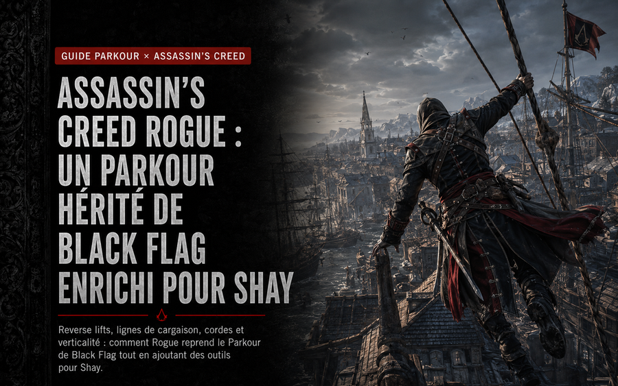 Assassin’s Creed Rogue : un Parkour hérité de Black Flag enrichi pour Shay