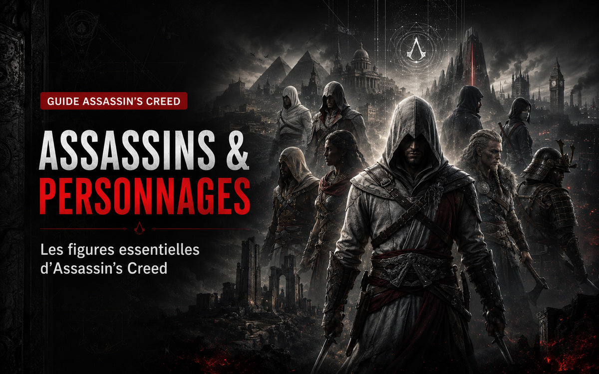 Assassins & personnages : les figures essentielles d’Assassin’s Creed