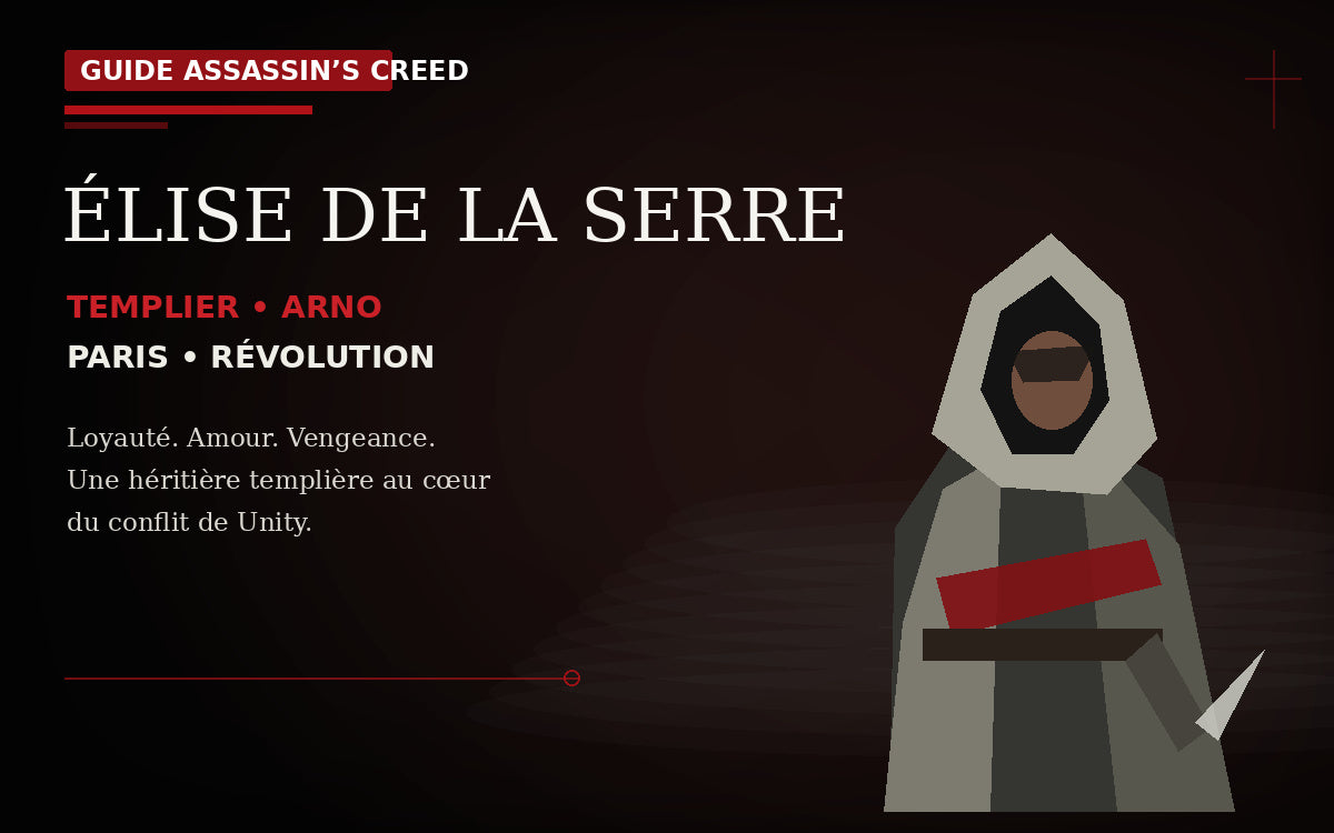 Élise de la Serre : Templier, Arno et tragédie dans Assassin’s Creed Unity