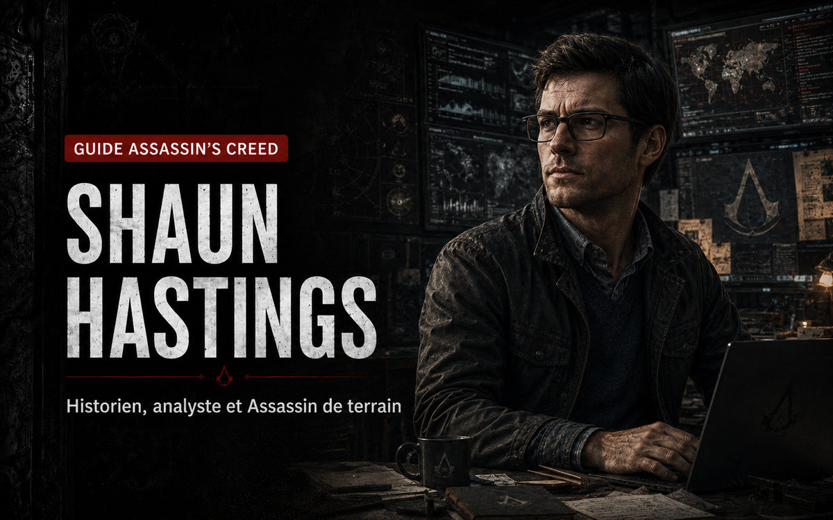 Shaun Hastings : historien, analyste et Assassin de terrain dans Assassin’s Creed
