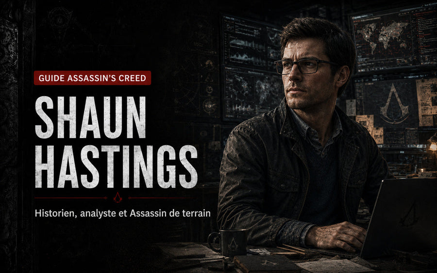Shaun Hastings : historien, analyste et Assassin de terrain dans Assassin’s Creed
