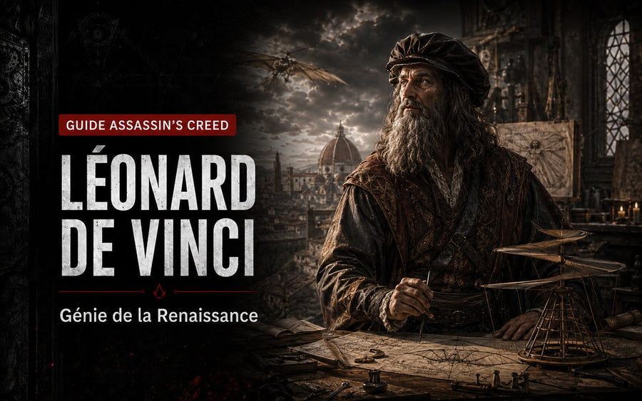 Léonard de Vinci : génie de la Renaissance et allié d’Ezio