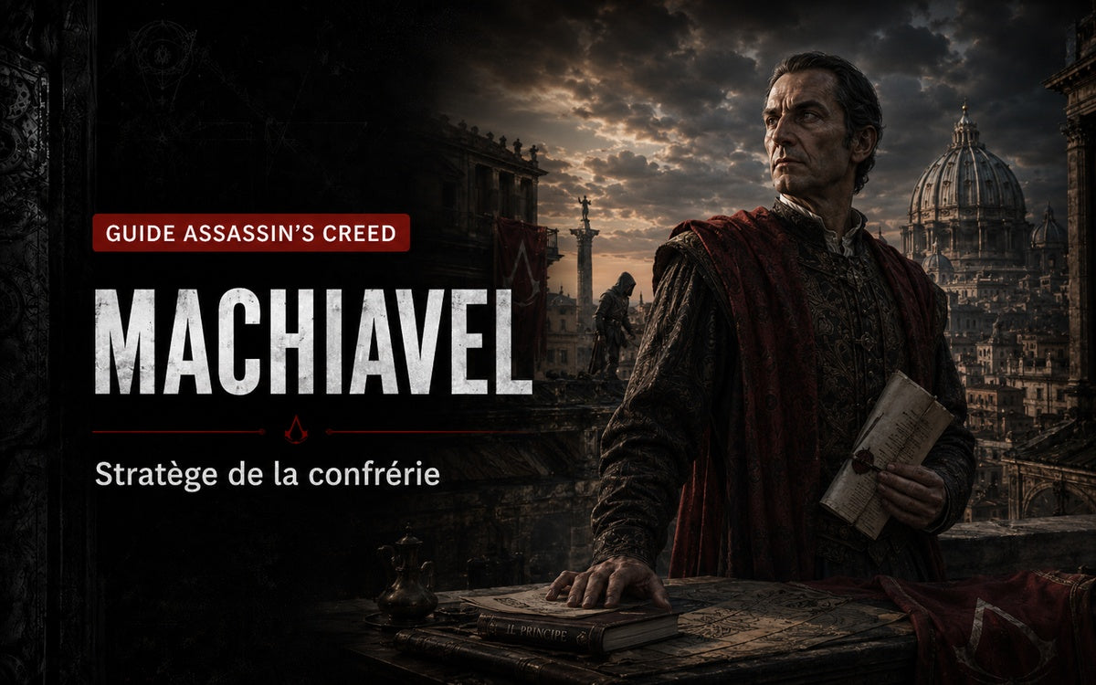 Niccolò Machiavelli : stratège de la Confrérie et allié d’Ezio à Rome