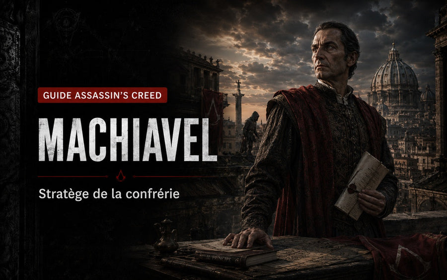 Niccolò Machiavelli : stratège de la Confrérie et allié d’Ezio à Rome