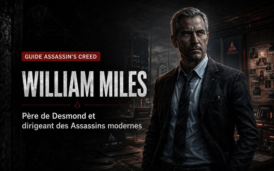 William Miles : père de Desmond et dirigeant des Assassins modernes