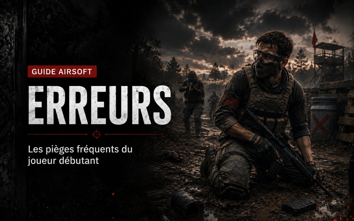 12 erreurs fréquentes quand on débute en Airsoft