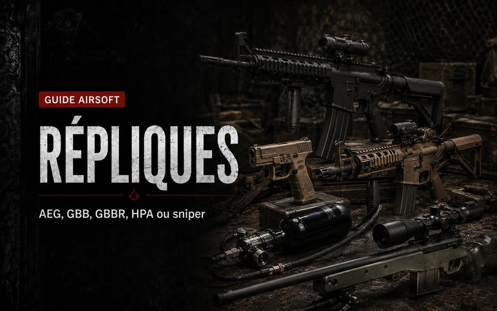 AEG, GBB, GBBR, HPA ou sniper : comprendre les grandes familles Airsoft