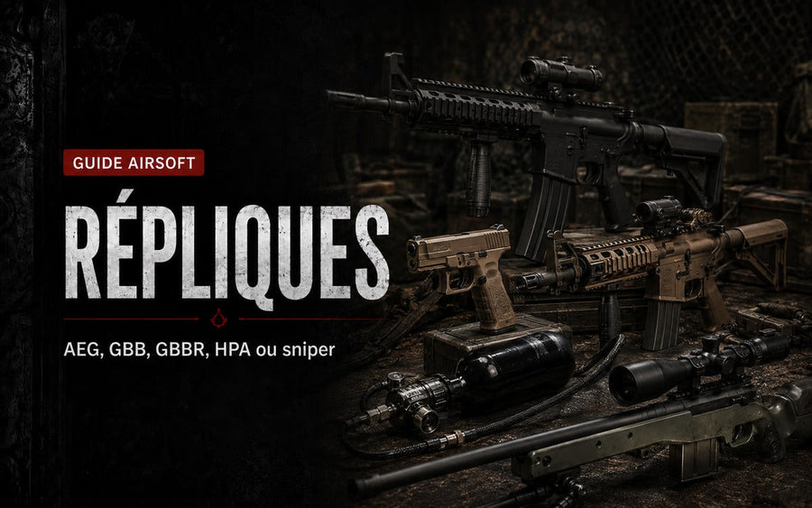 AEG, GBB, GBBR, HPA ou sniper : comprendre les grandes familles Airsoft
