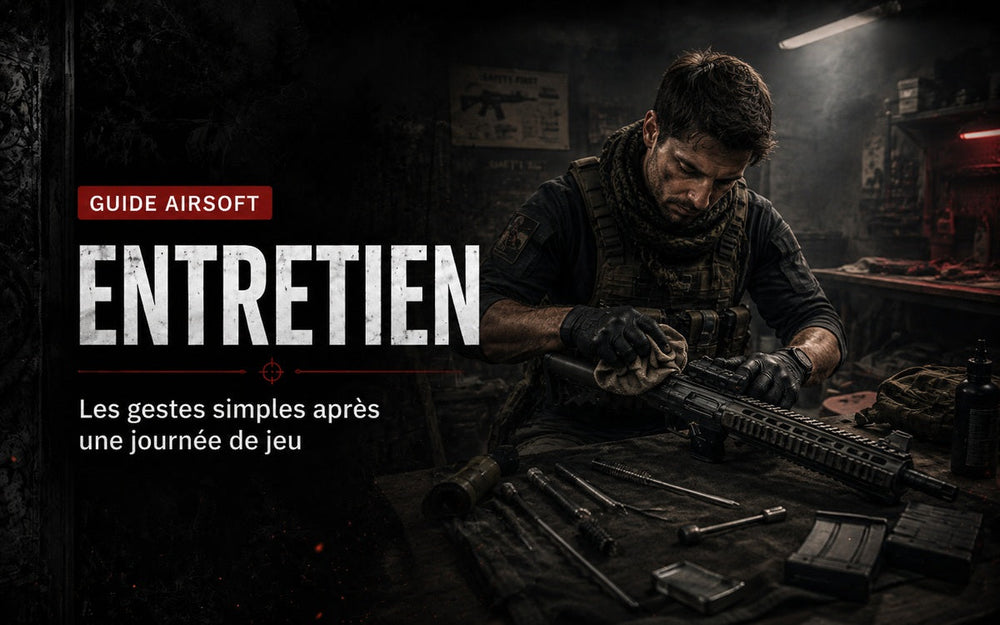 Après sa première partie d’Airsoft : quoi vérifier, nettoyer et noter
