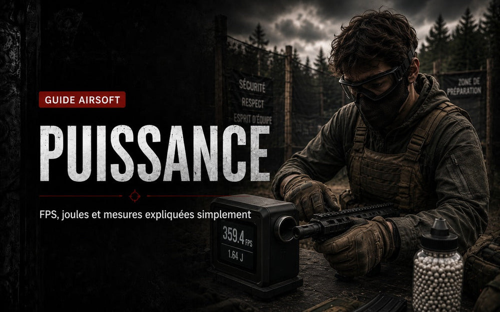 FPS, joules et puissance en Airsoft : comprendre simplement les mesures