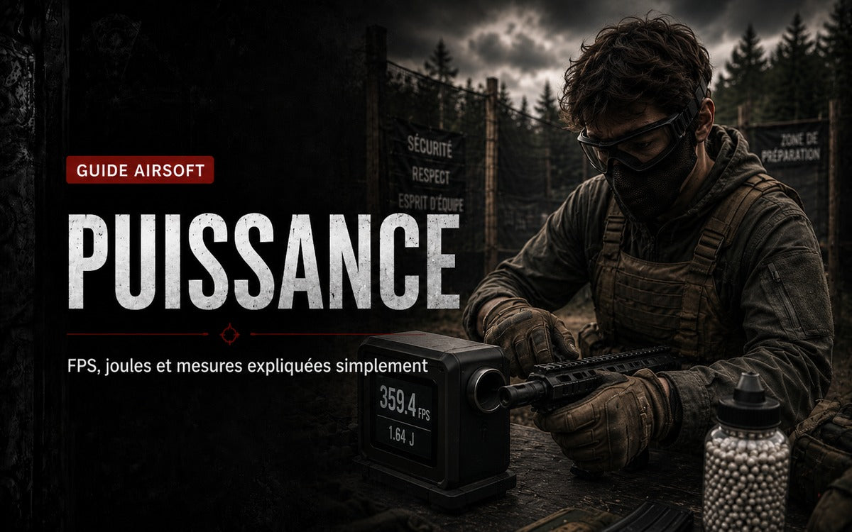 FPS, joules et puissance en Airsoft : comprendre simplement les mesures