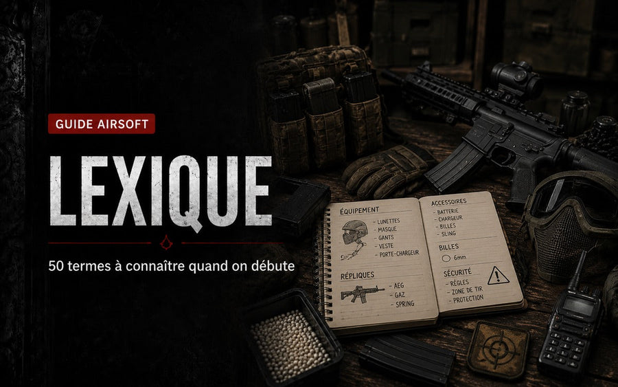 Lexique Airsoft : 50 termes à connaître quand on débute