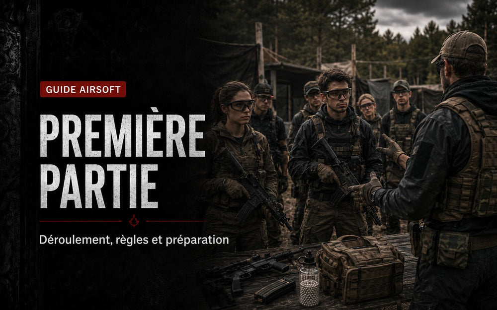 Première partie d’Airsoft : déroulement, règles et préparation