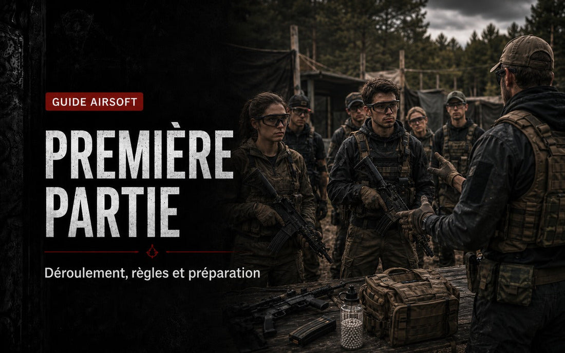 Première partie d’Airsoft : déroulement, règles et préparation