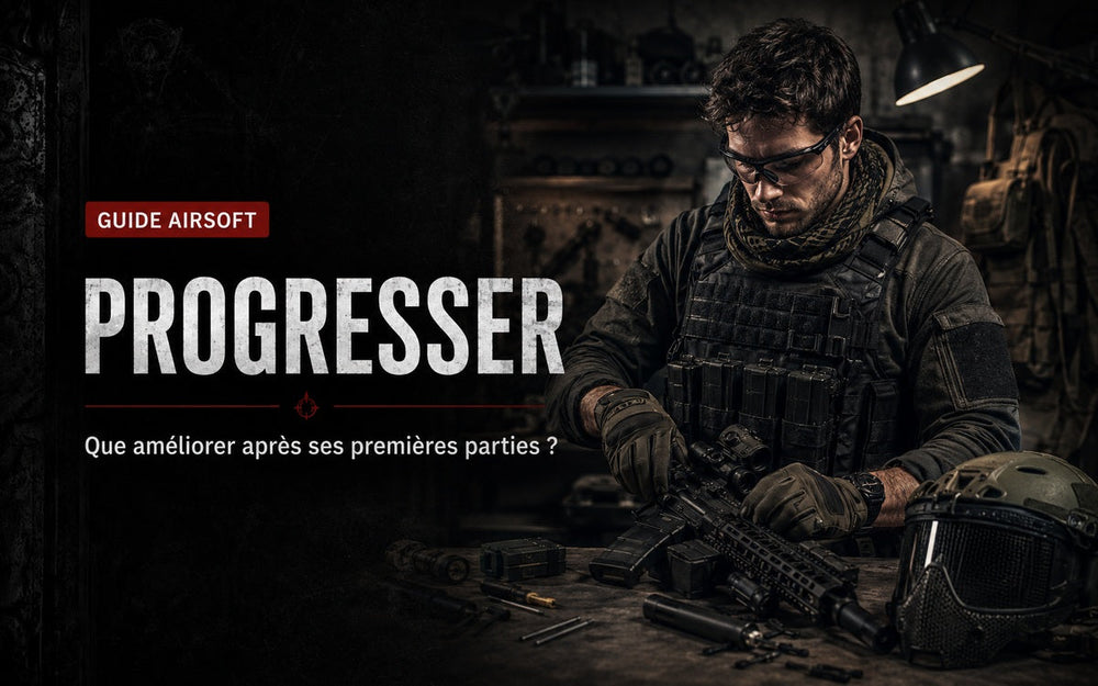 Progresser après ses premières parties d’Airsoft : quoi améliorer en premier ?
