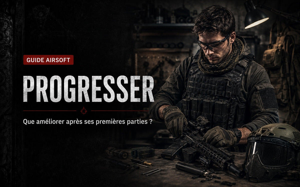 Progresser après ses premières parties d’Airsoft : quoi améliorer en premier ?
