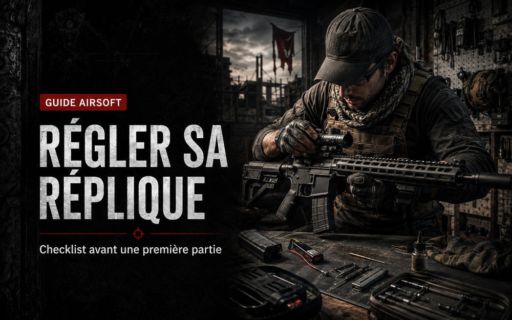 Régler sa réplique avant une première partie : checklist simple