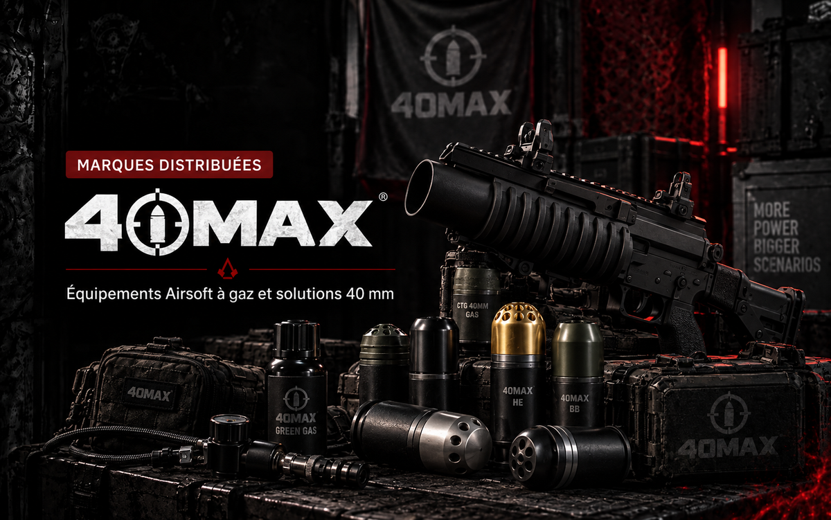 40MAX – marque Airsoft | Assassin Workshop
