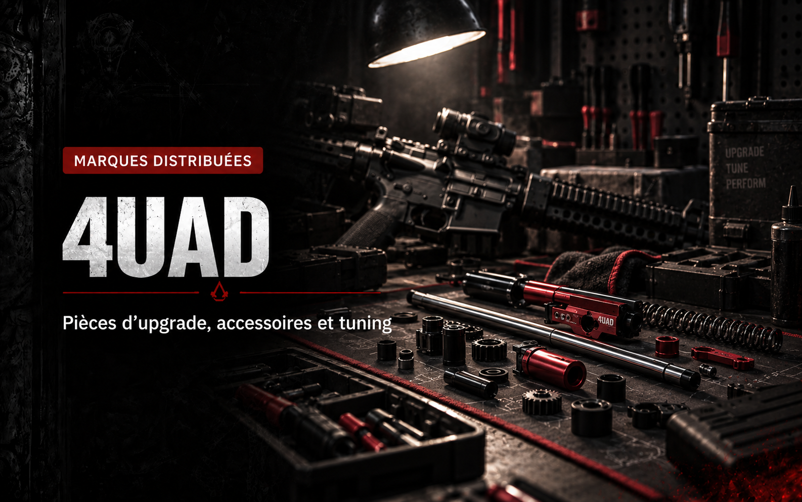 4UAD – marque Airsoft | Assassin Workshop