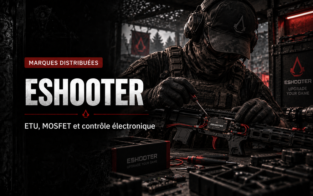 Eshooter Technology – marque Airsoft | Assassin Workshop
