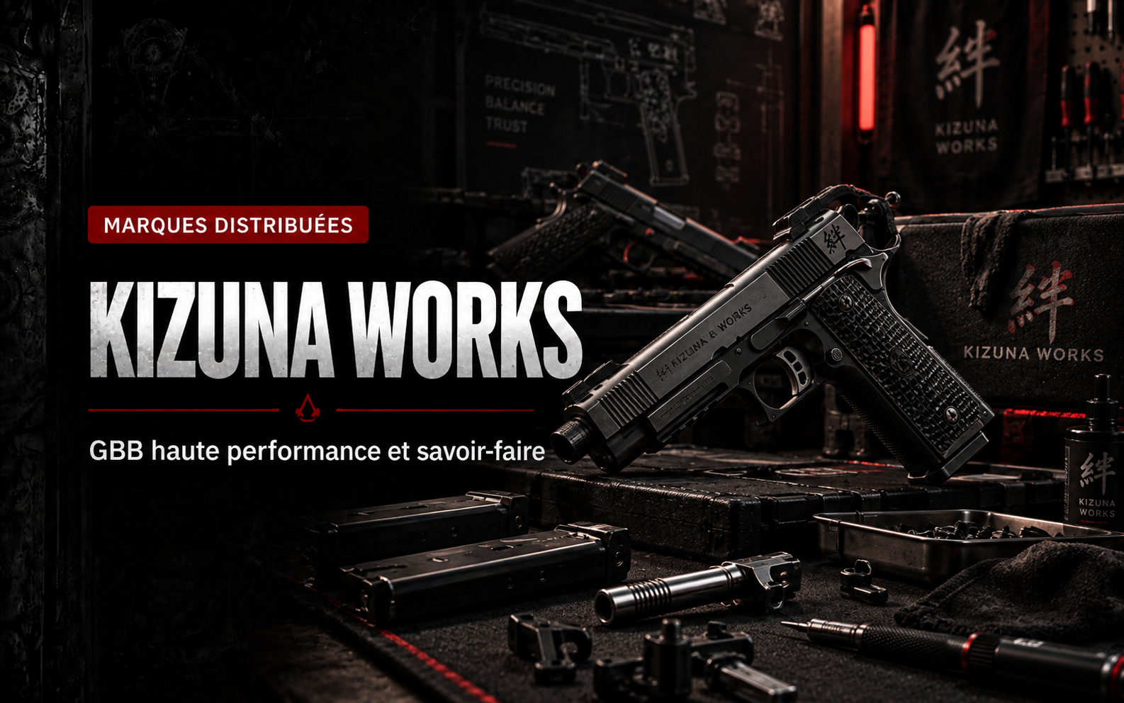 Kizuna Works – marque Airsoft | Assassin Workshop